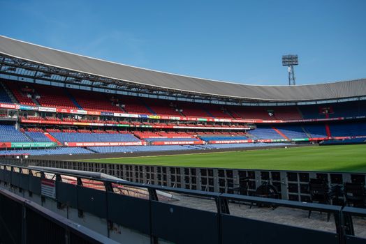 Supporters bij Het Kasteel voor Sparta Rotterdam - Ajax in Spangen